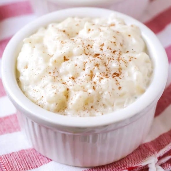 Homemade Rice Pudding.