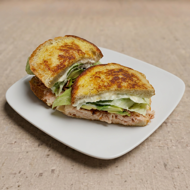 Avocado Club Melt Sandwich.